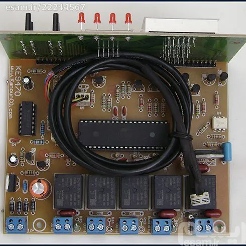 برد اتوماسیون (جوجه کشی) دما و رطوبت با تایمر