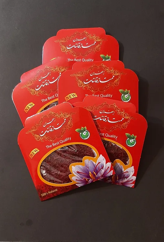زعفران ممتاز قائنات پک 5عددی(ارسال رایگان)