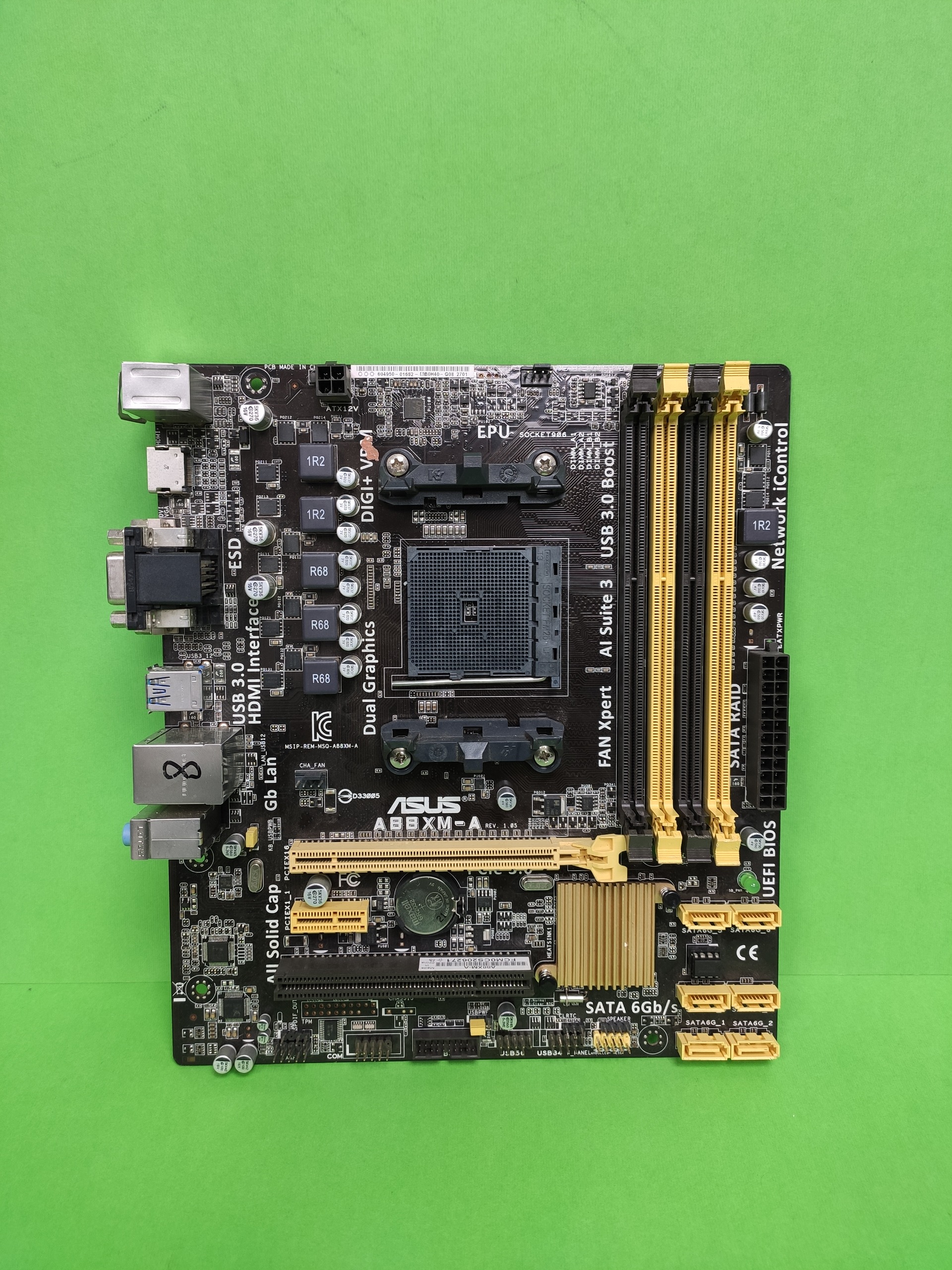 مادربرد asus A88XM-A (خاموش نمیشه)