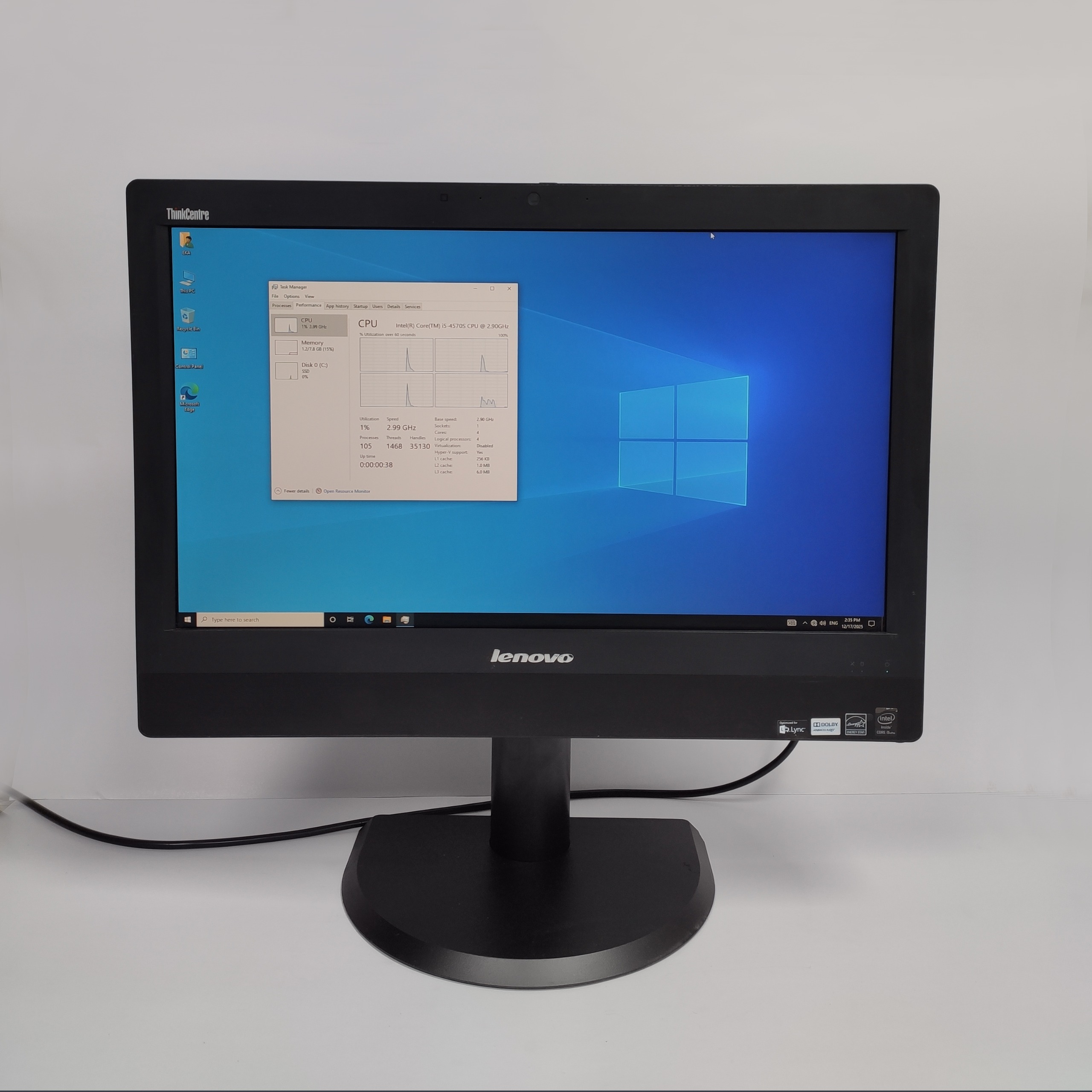 آل این وان Lenovo core i5 4570S