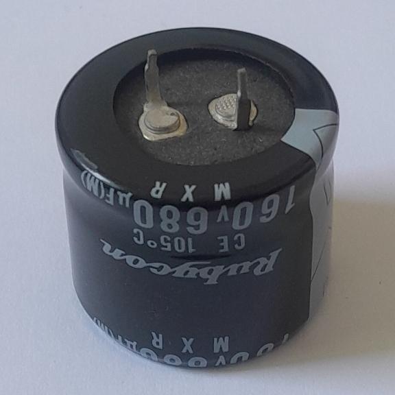 خازن 680uf 160v مارک Rubycon