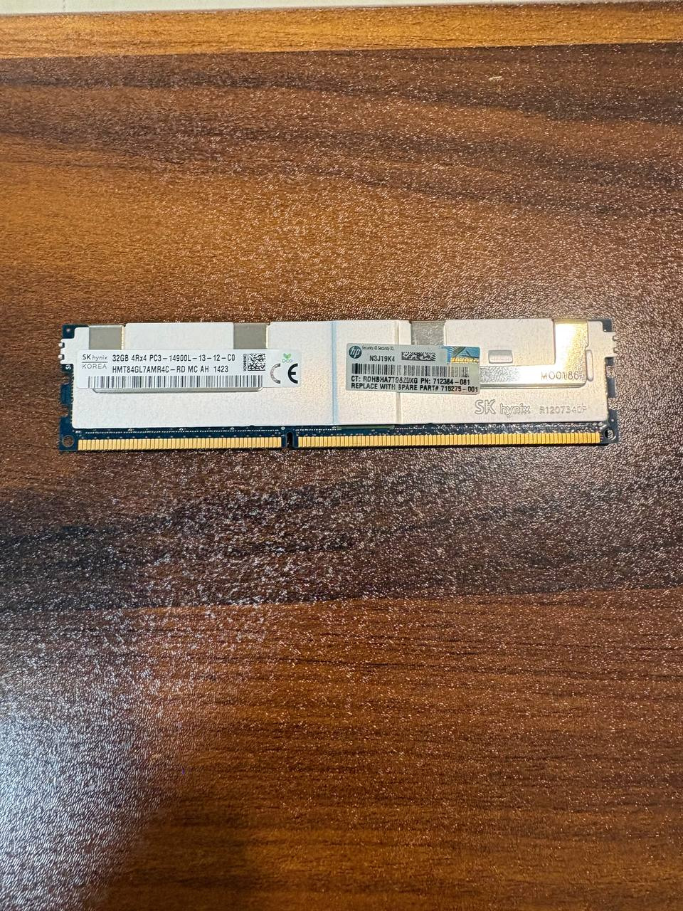 رم سرور DDR3 32 گیگ 14900 با هیت سینک