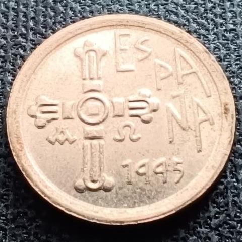 سکه 5 پزوتا اسپانیا سال 1995