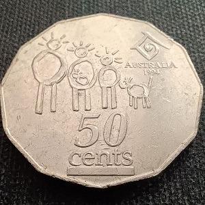 سکه 50 پنی استرالیا سال 1994