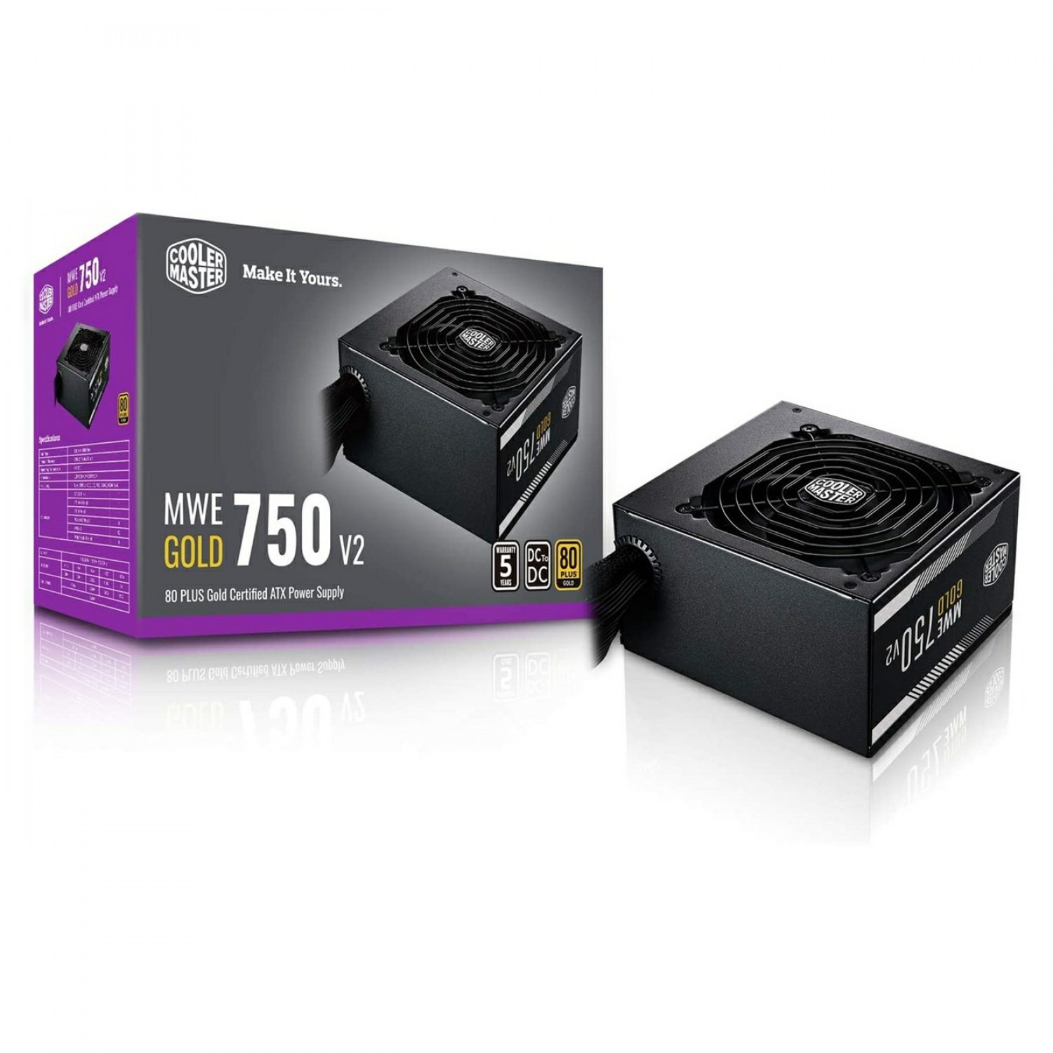  پاور کولر مستر Cooler Master MWE Gold 750 V2