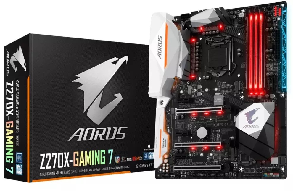 مادربردنسل 6 و 7 - GIGABYTE AUROS Z270X-GAMING 7