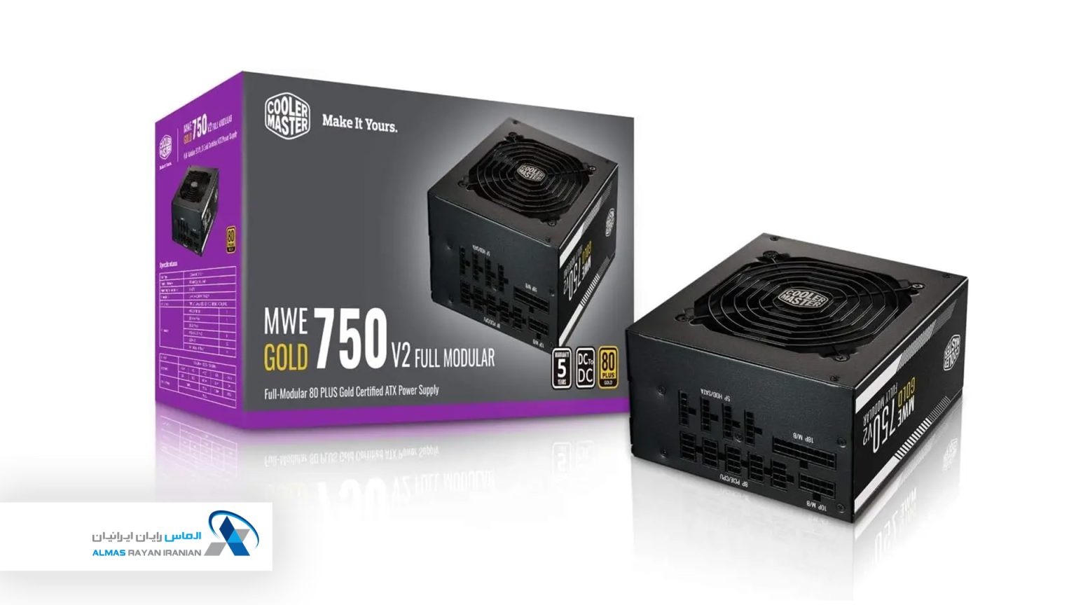 پاور کولر مستر Cooler Master MWE Gold 750 V2 ماژو