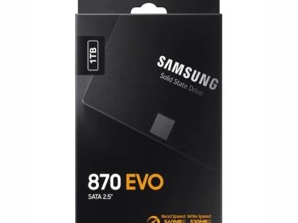 حافظه سامسونگ یک ترابایت 870 EVO ظرفیت SSD SATA