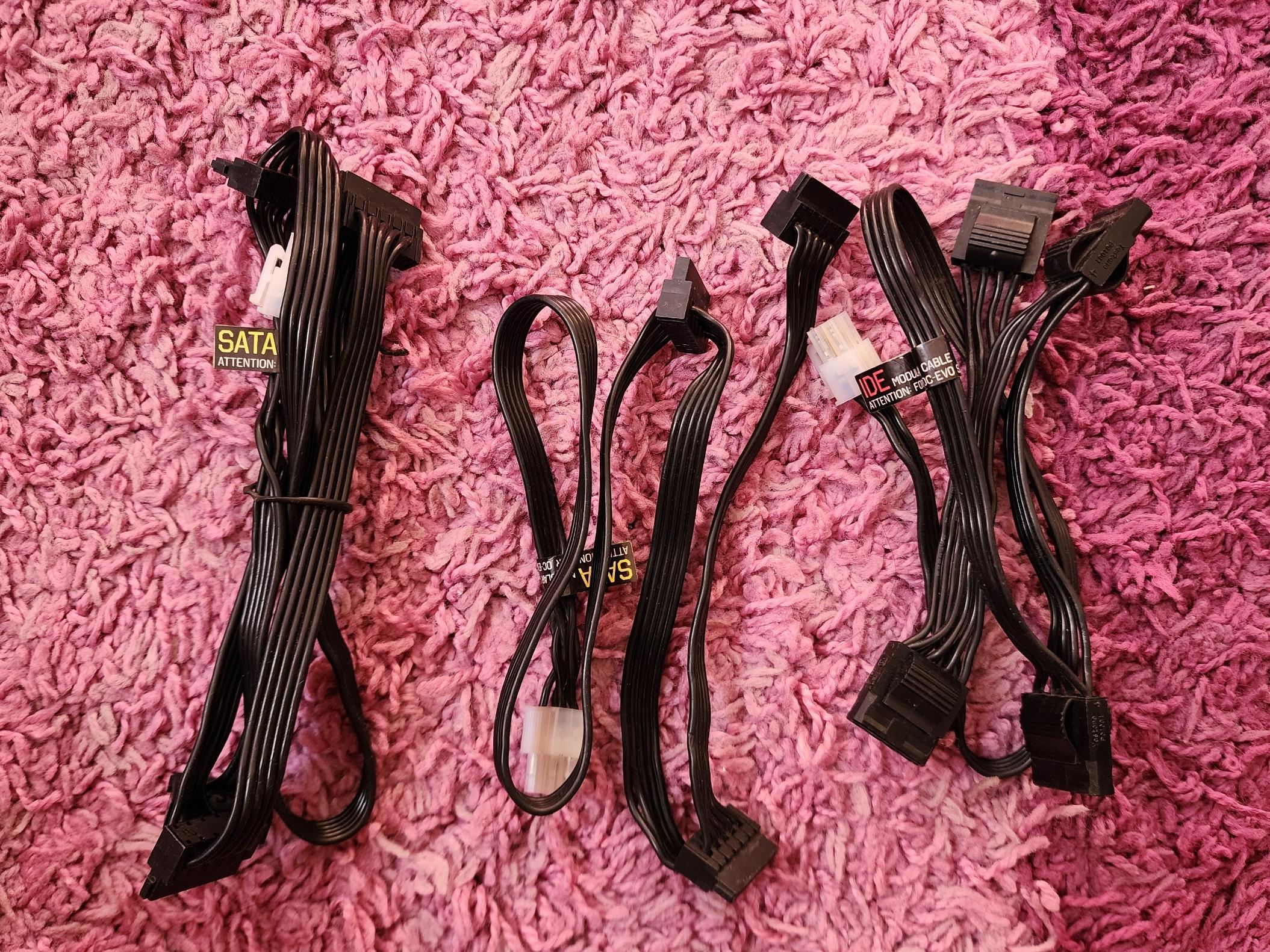 کابل ماژولار پاور ساتا و مولکس green OC PLUS