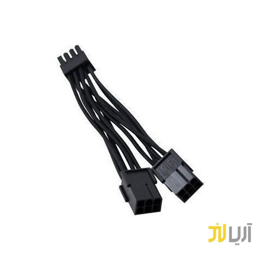 کابل تبدیل برق دو عدد 6 پین به 8 پین کارت گرافیک
