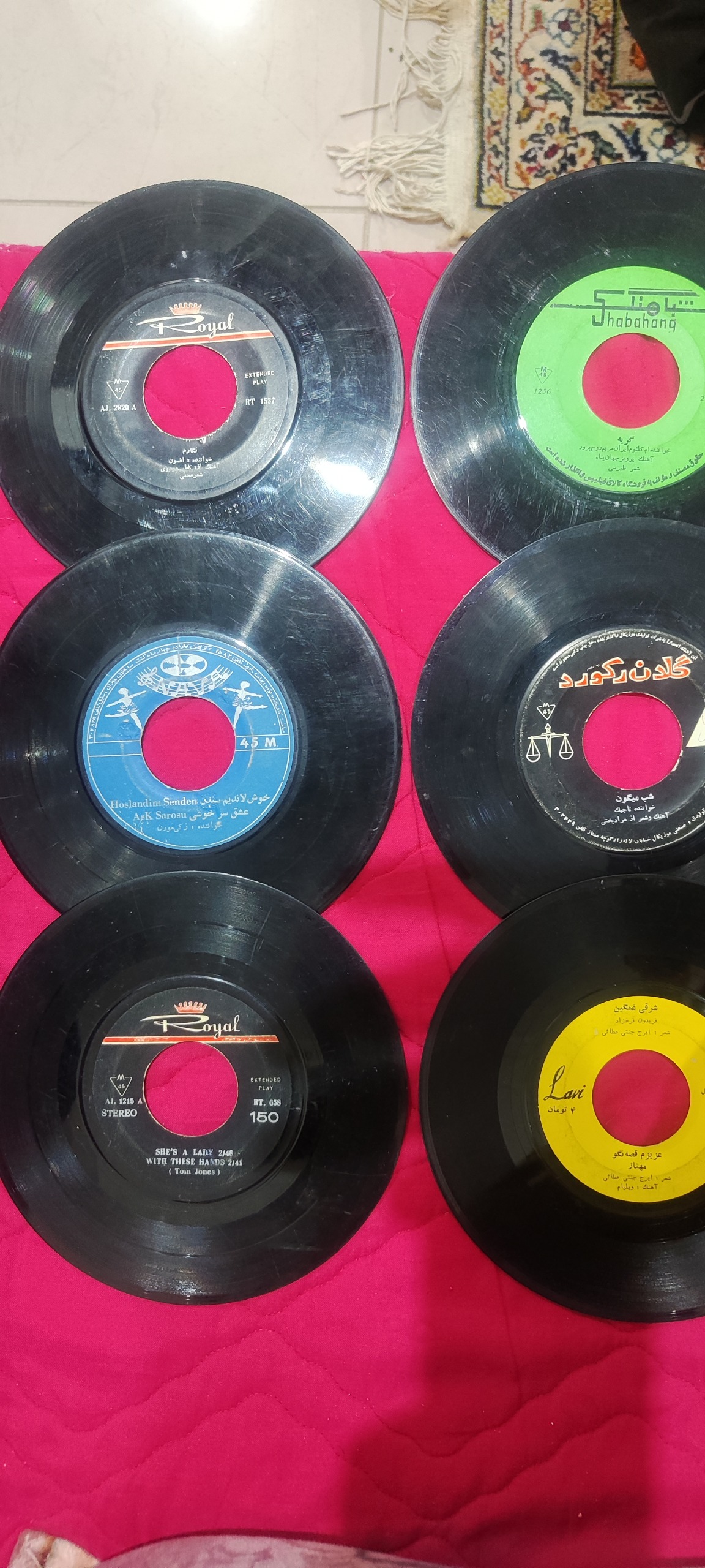 پک شش عددی صفحه گرام