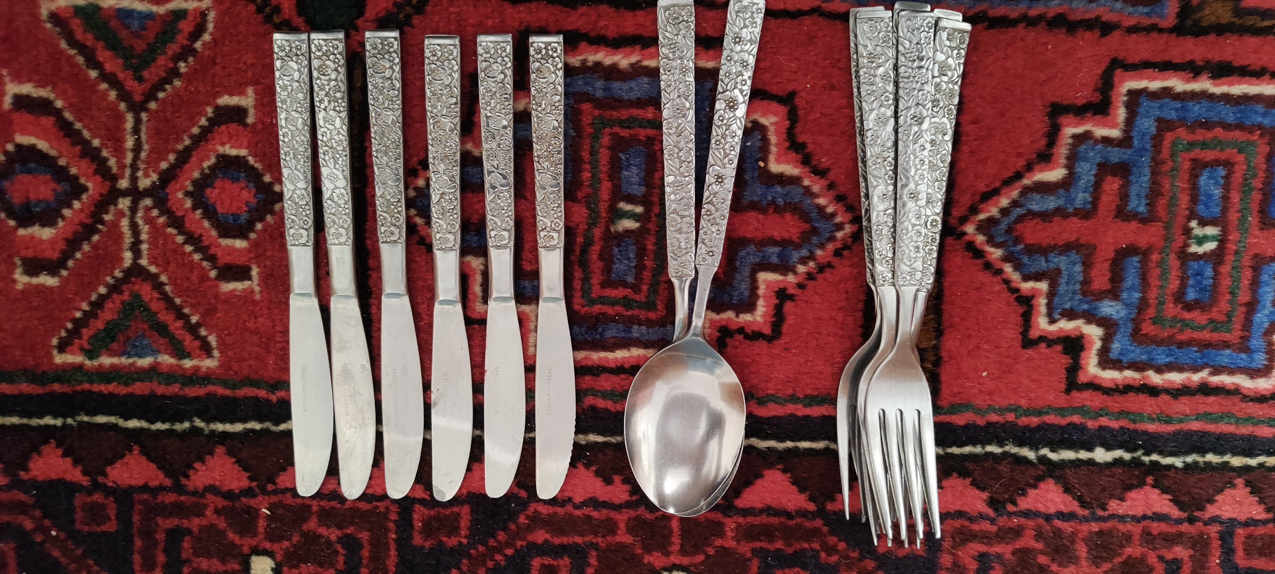 قاشق چنگال کارد گلریزآلمانی