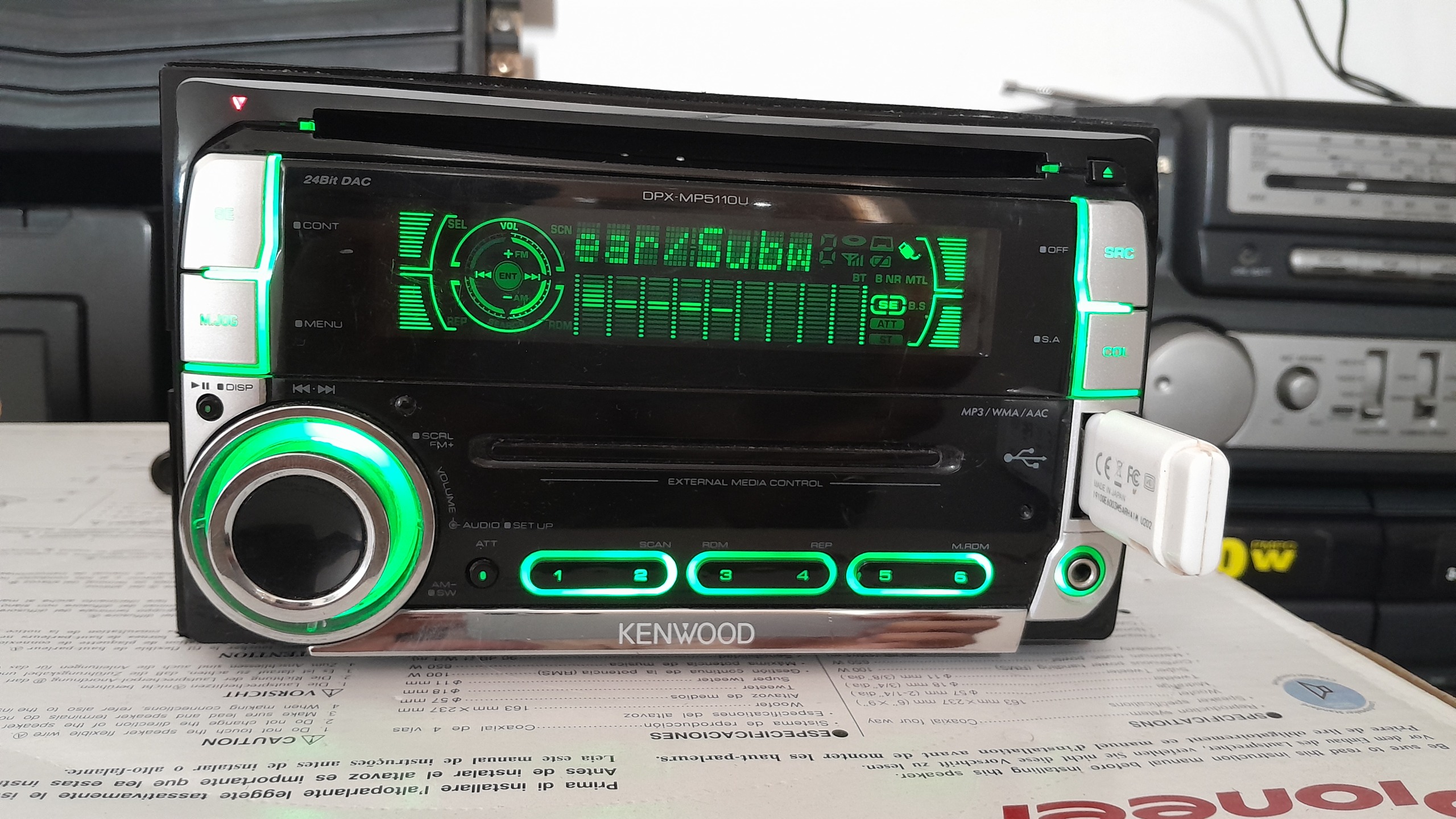 ضبط دودین کنوود مدل dpx mp5110u