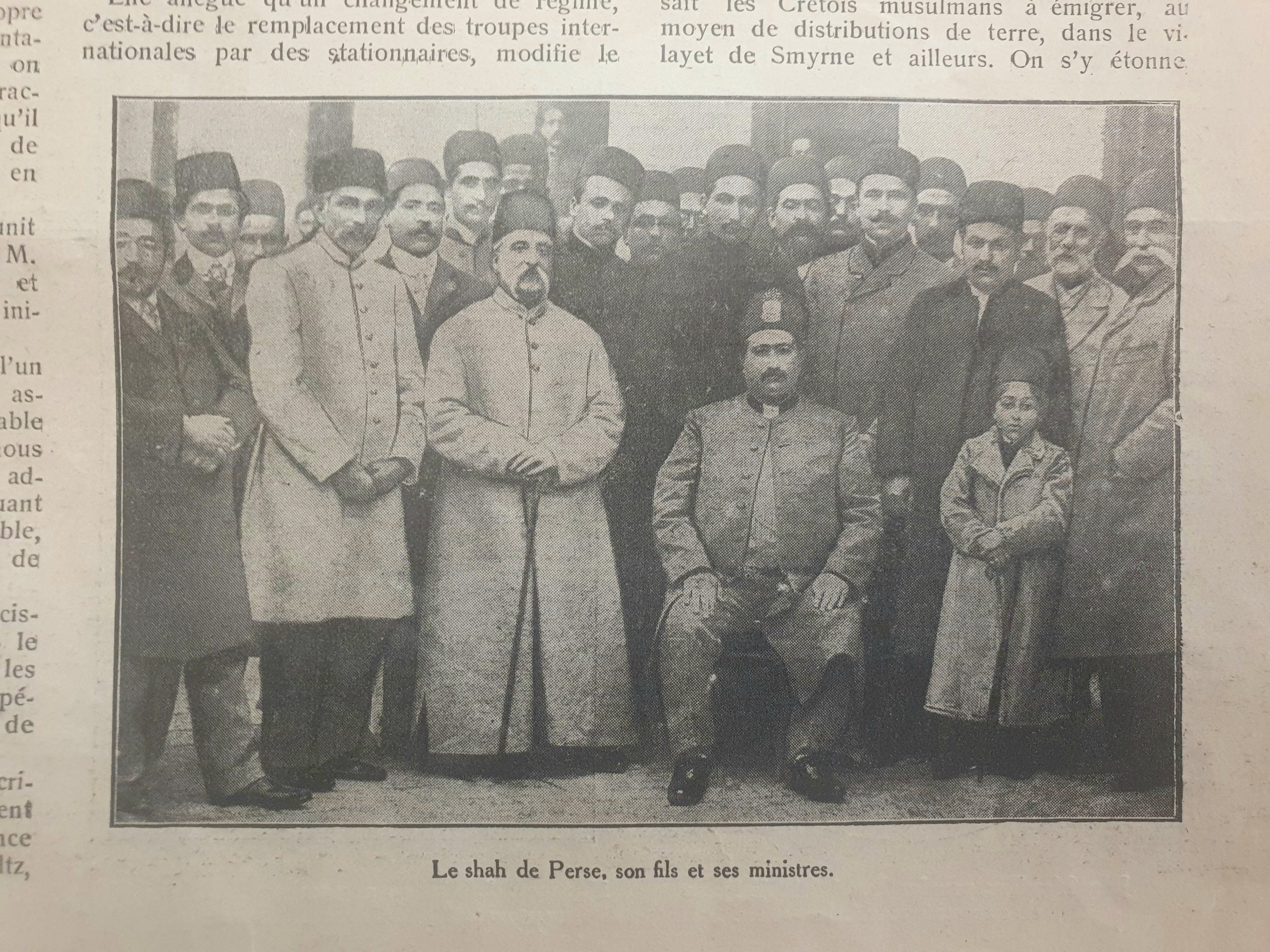 مجله فرانسوی قاجار با خبر و عکس از محمدعلی شاه