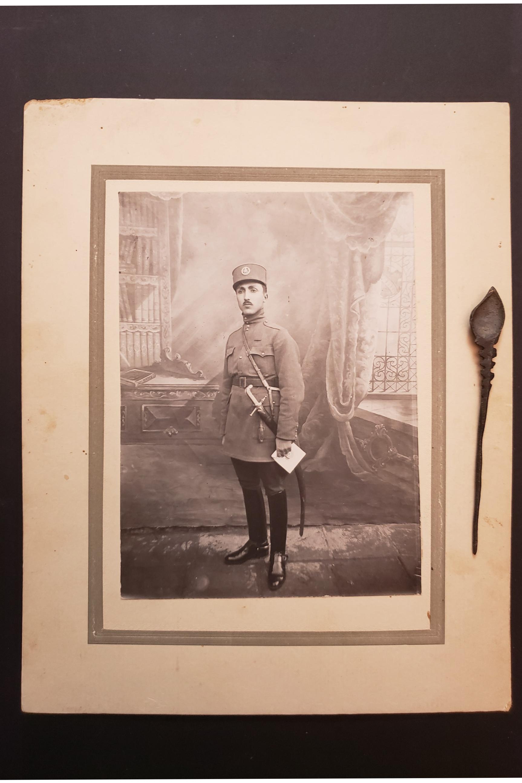 عکس قاجاری افسر ژاندارمری احمدشاهی