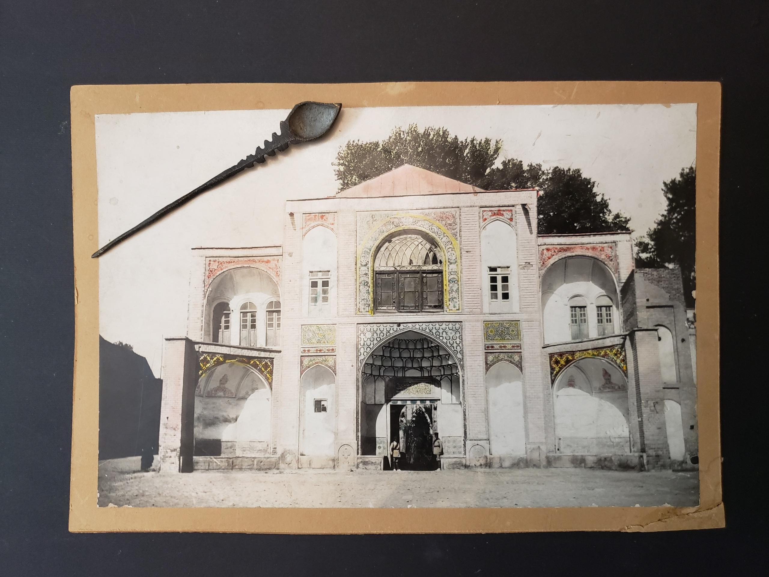 عکس قاجاری ژاندارمری تهران رنگ شده دستی همزمان