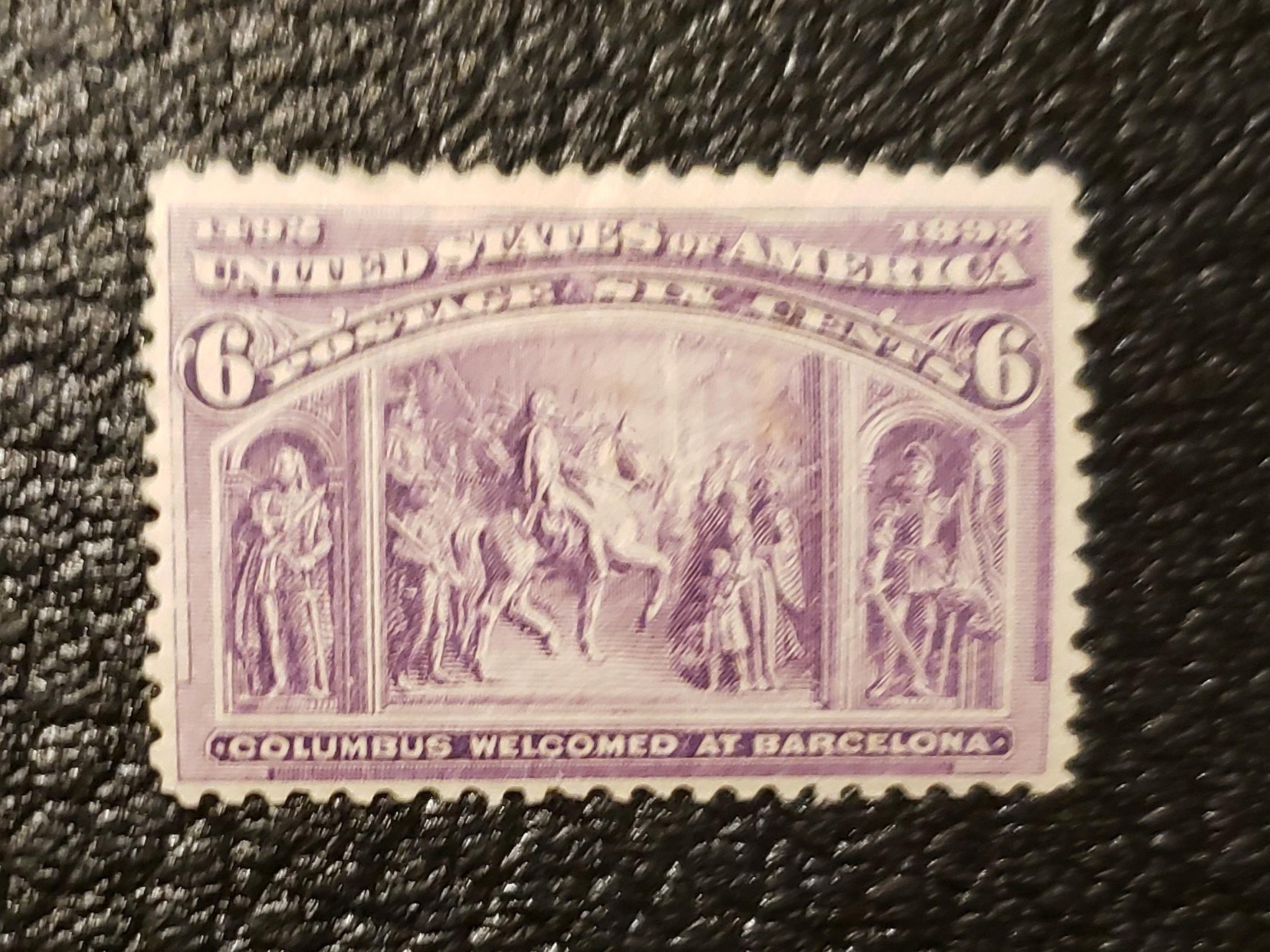 تمبر آمریکایی 6 سنت با شماره اسکات 235