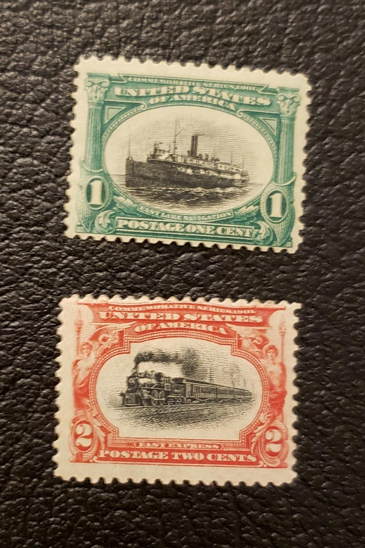 تمبرهای آمریکا با شماره اسکات 294 و 295