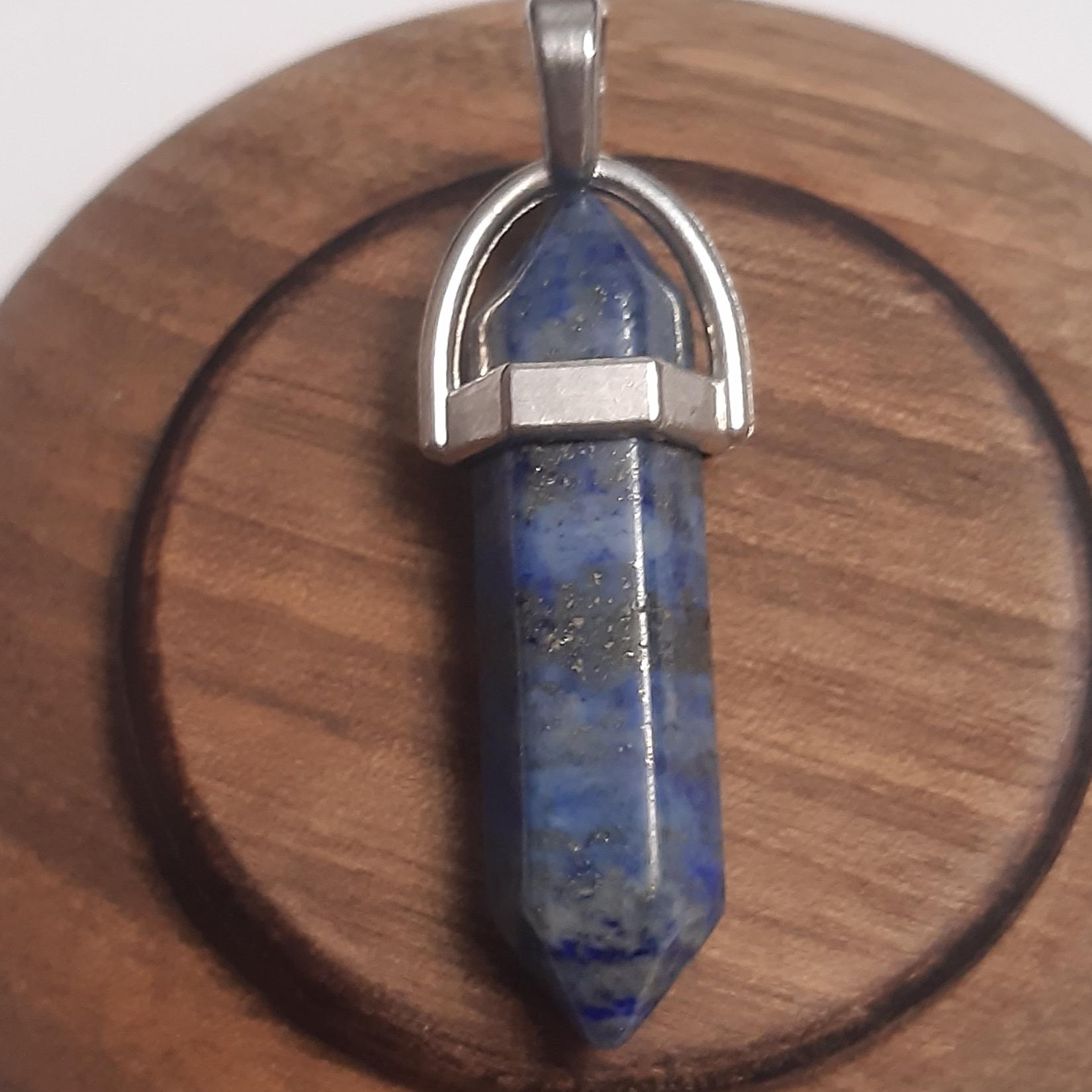 آویز سنگ لاجورد طبیعی و معدنی