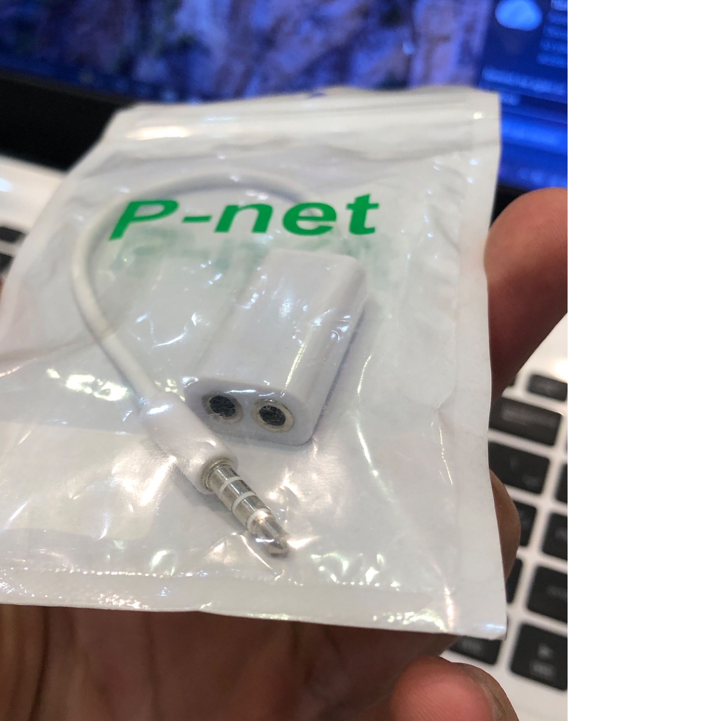 تبدیل کابل aux یک به دو مادگی