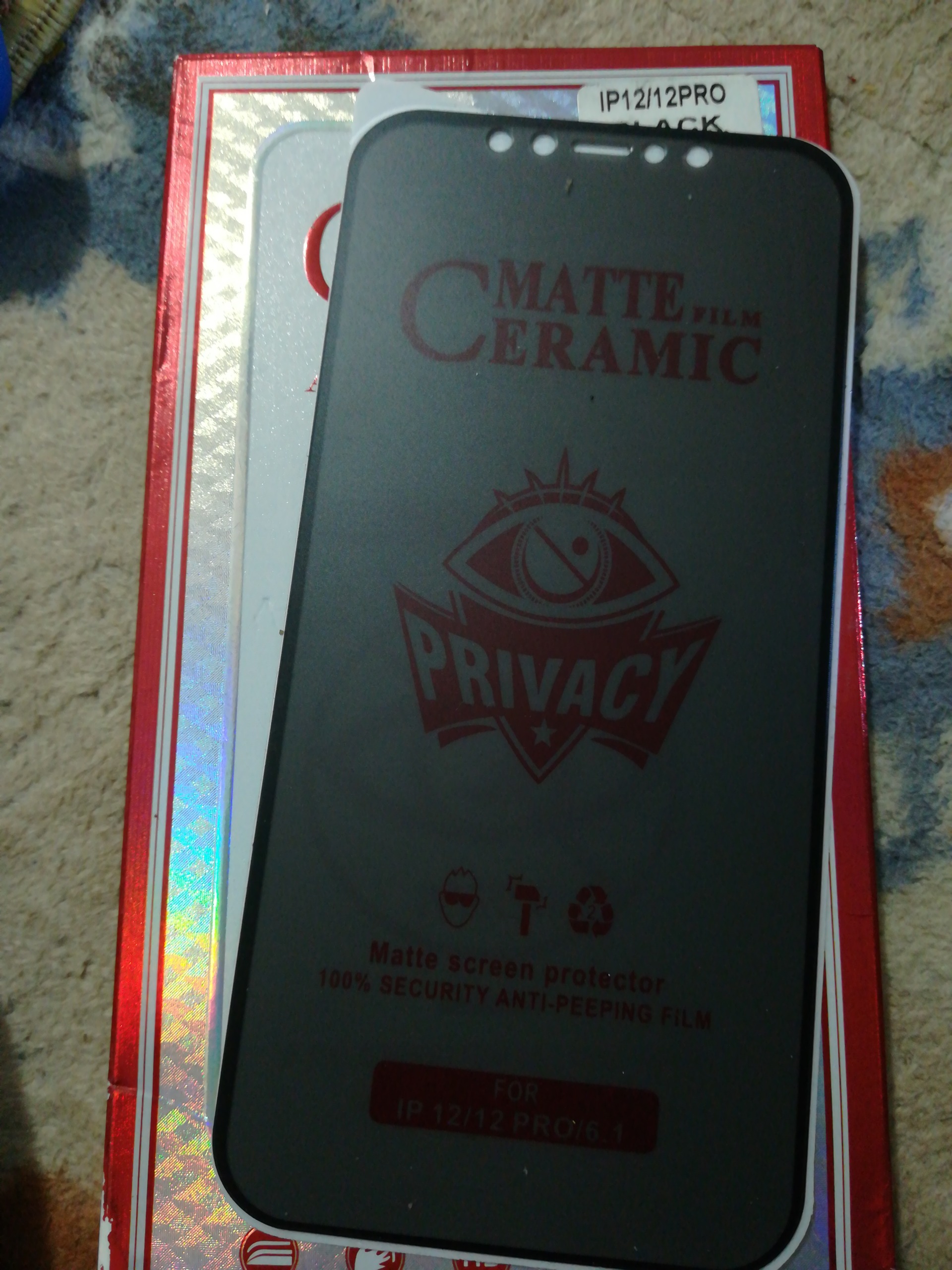 گلس گوشی آیفون 12پرو