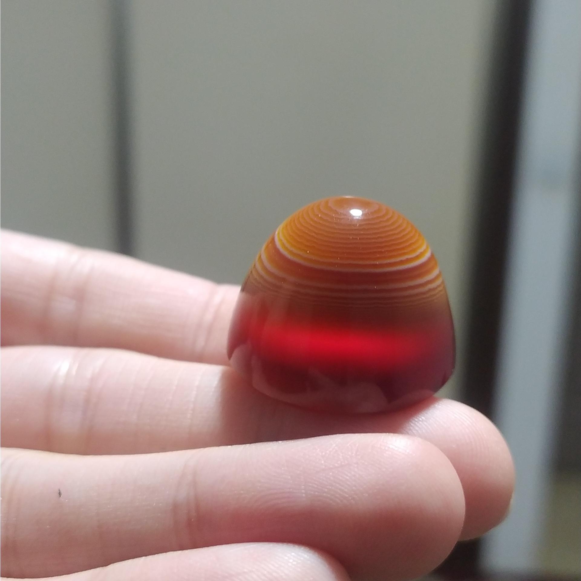 عقیق سه پوست کلوخه آفریقایی کلکسیونی غول پیکر