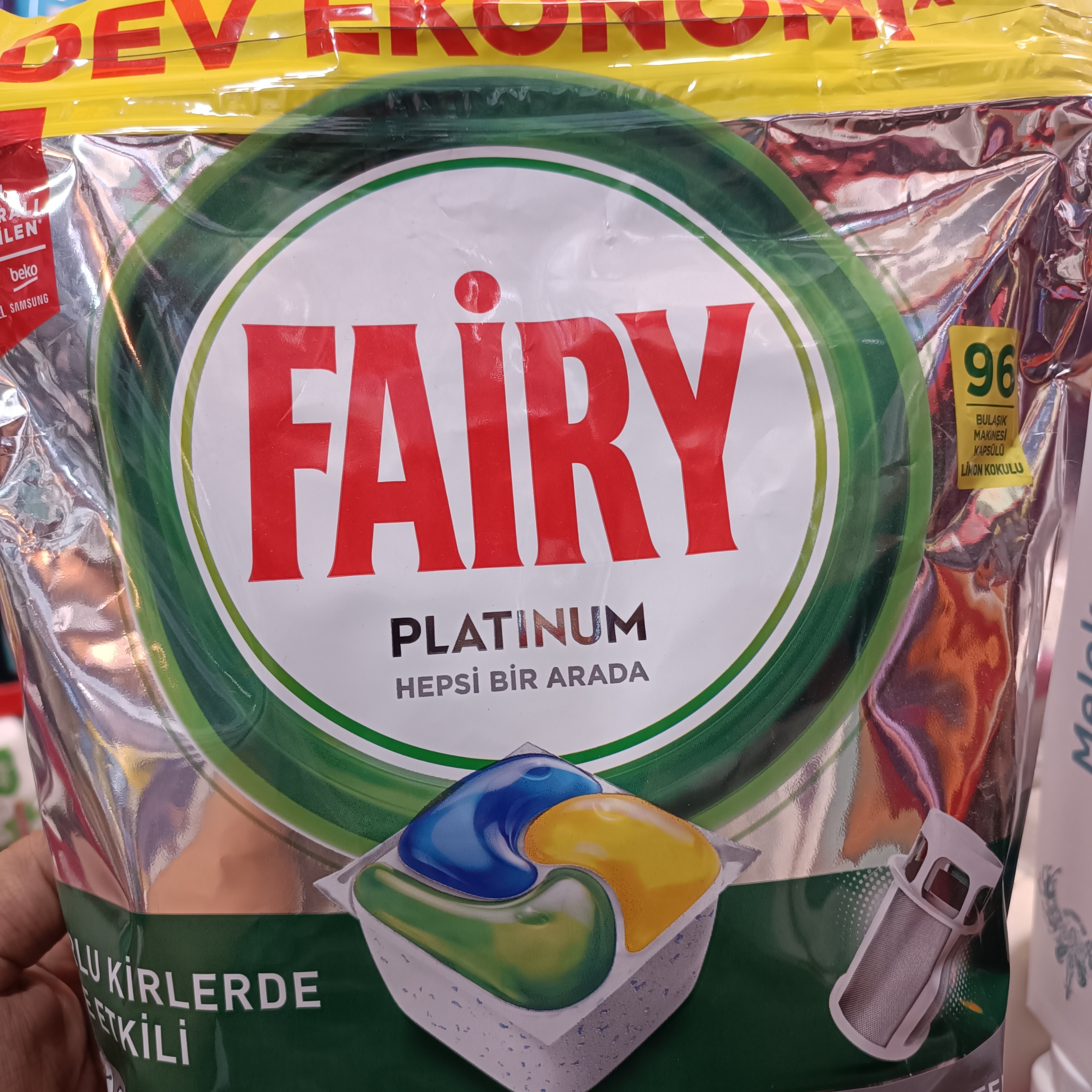 قرص ماشین ظرفشویی فیری 96تایی FAIRY