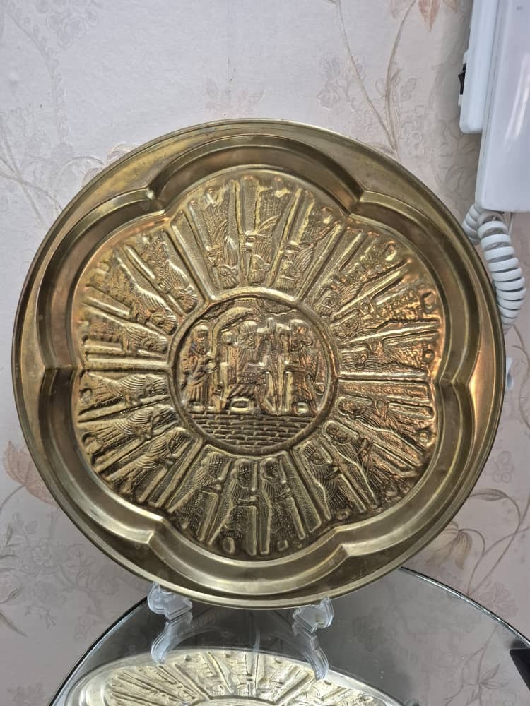 سینی شش قل برنجی