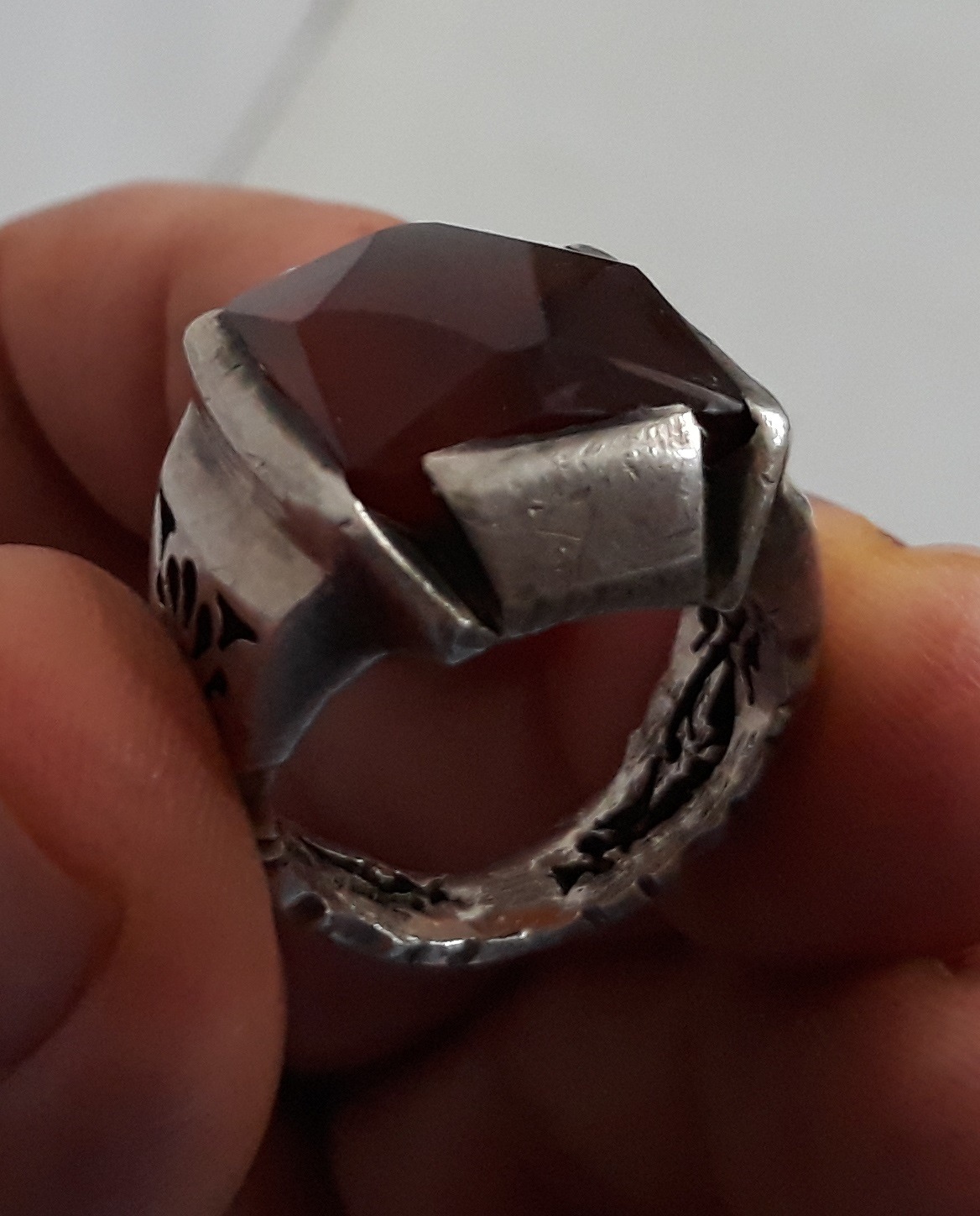 انگشتر نقره عقیق یمن