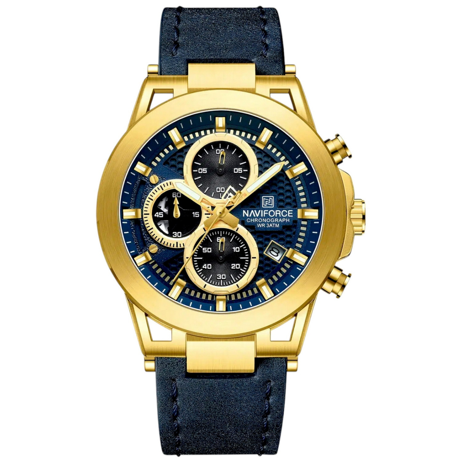 ساعت مردانه NAVIFORCE سه موتوره کرنوگراف ضدآب