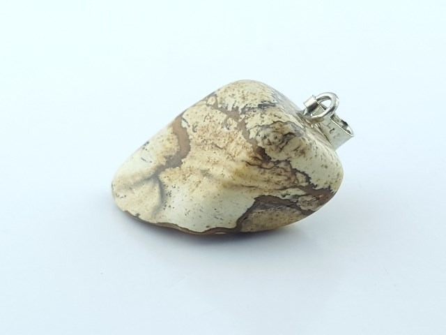 آویز سنگ جاسپر طبیعی