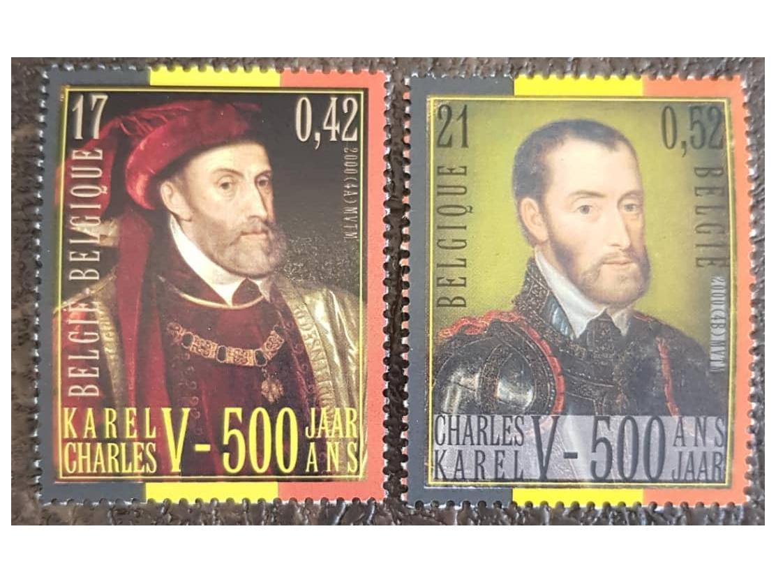 تمبر سری کامل بلژیک  2000
