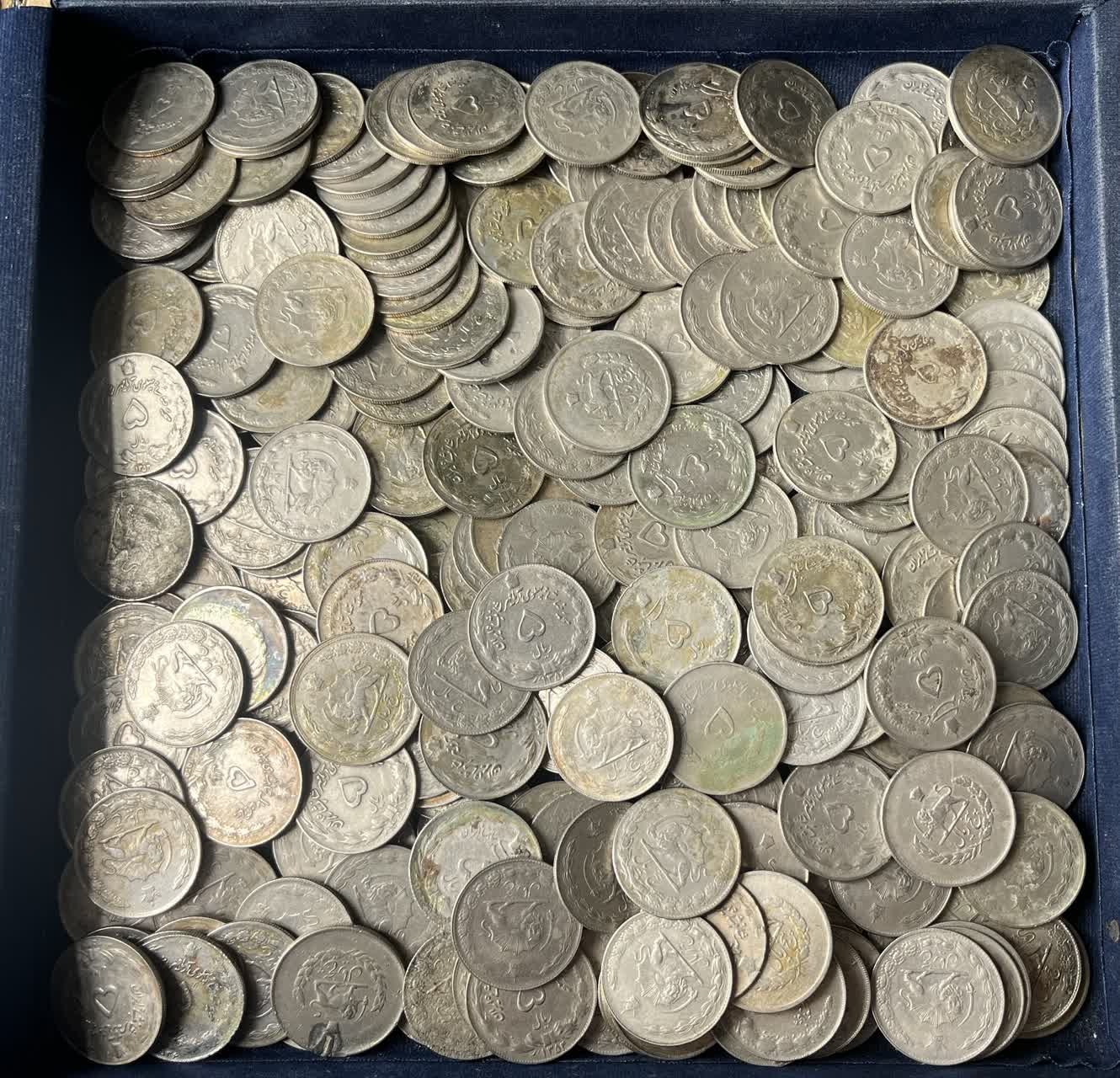 230 عدد سکه 5 ریال محمدرضاشاه