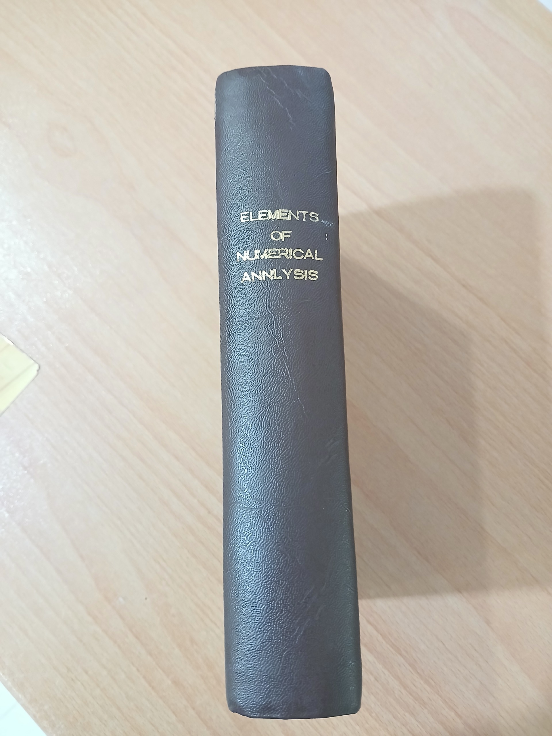 elements of numerical annlysis عناصر تحلیل عددی