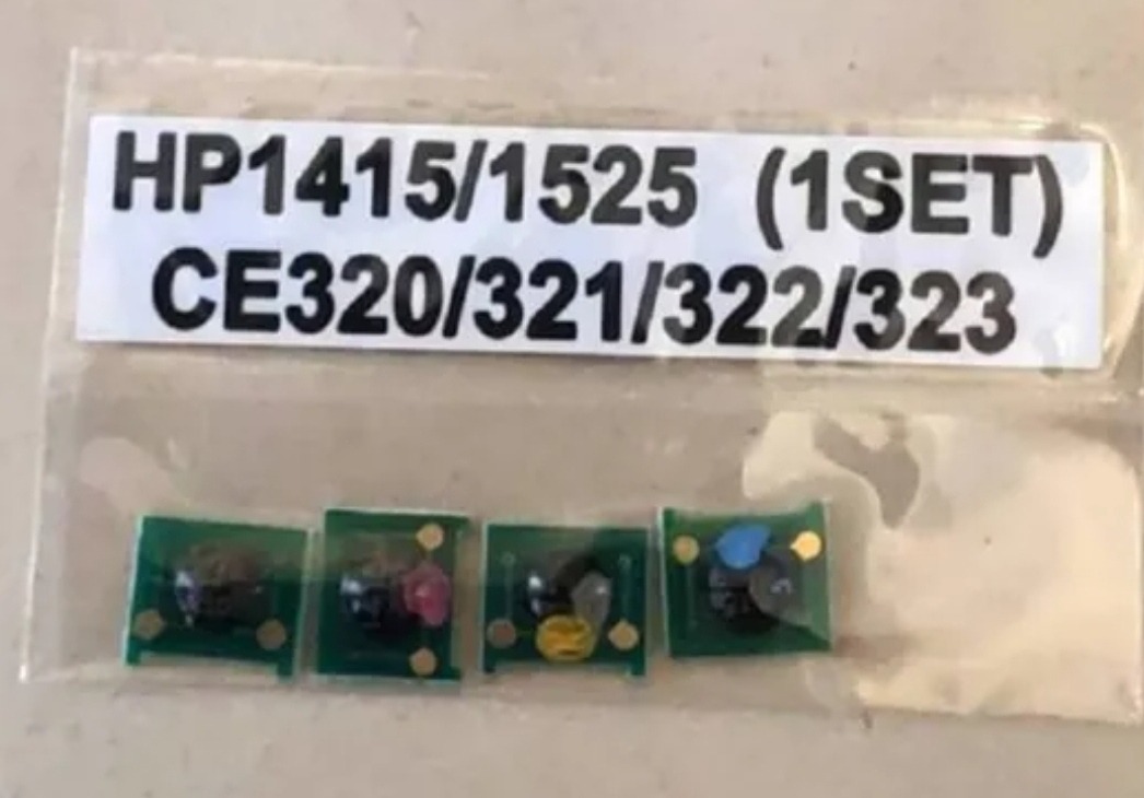 20 ست چیپ کارتریج HP 1415 و HP 1525 رنگی