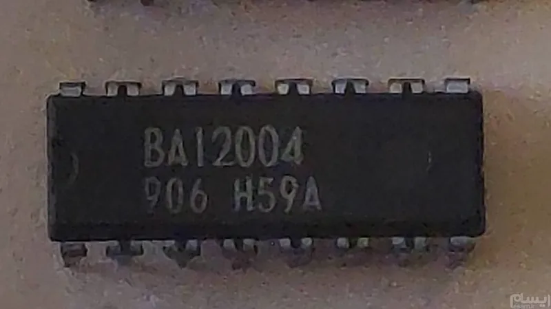 آی سی BA12004 درایور موتور , LED , رله