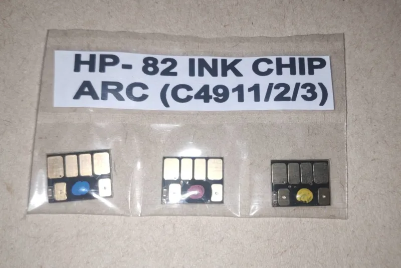 3 عدد چیپ کارتریج
جوهر افشان HP 82