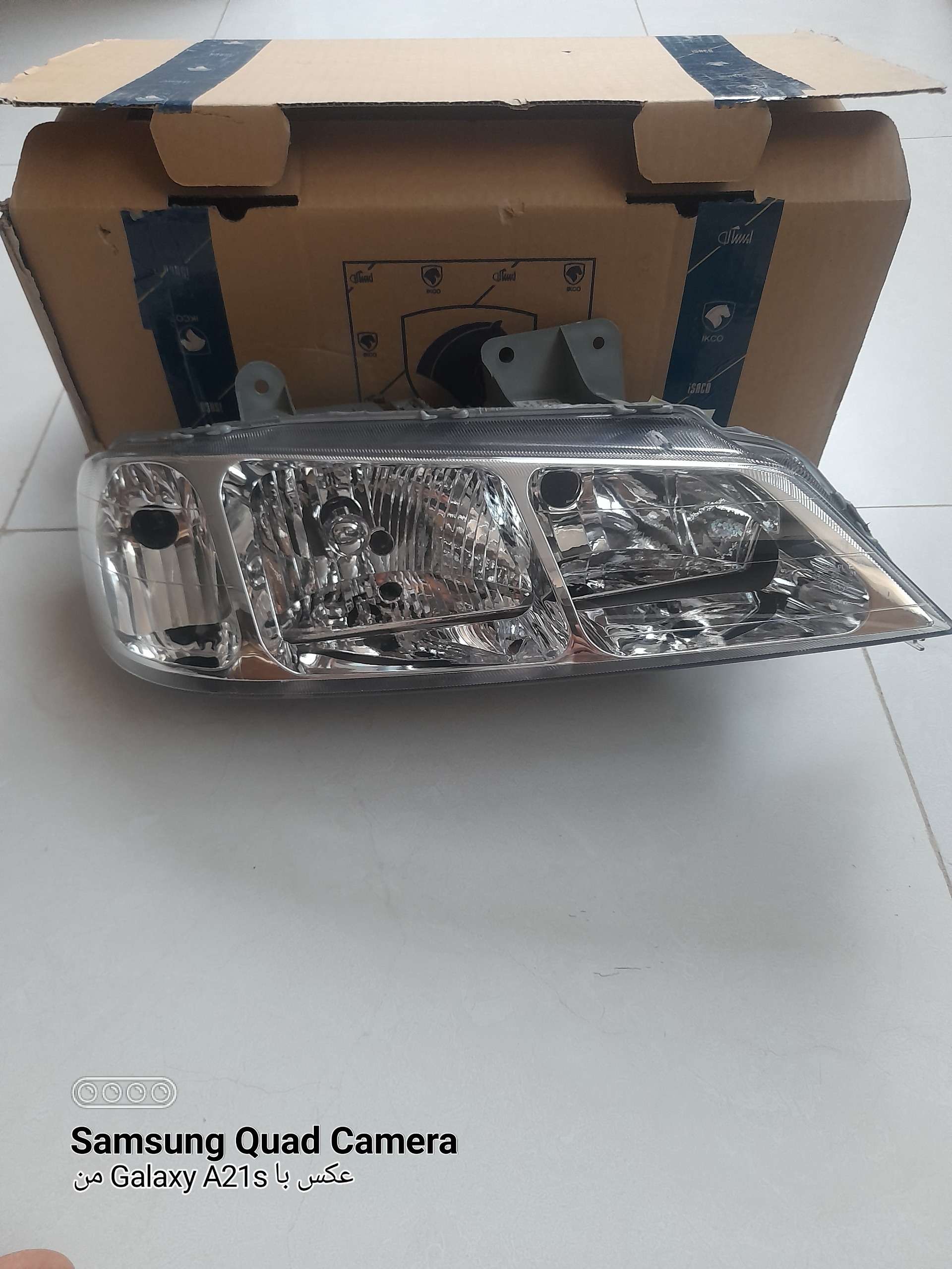 چراغ جلو راست پژو پارس هوزینگ طوسی ایساکو