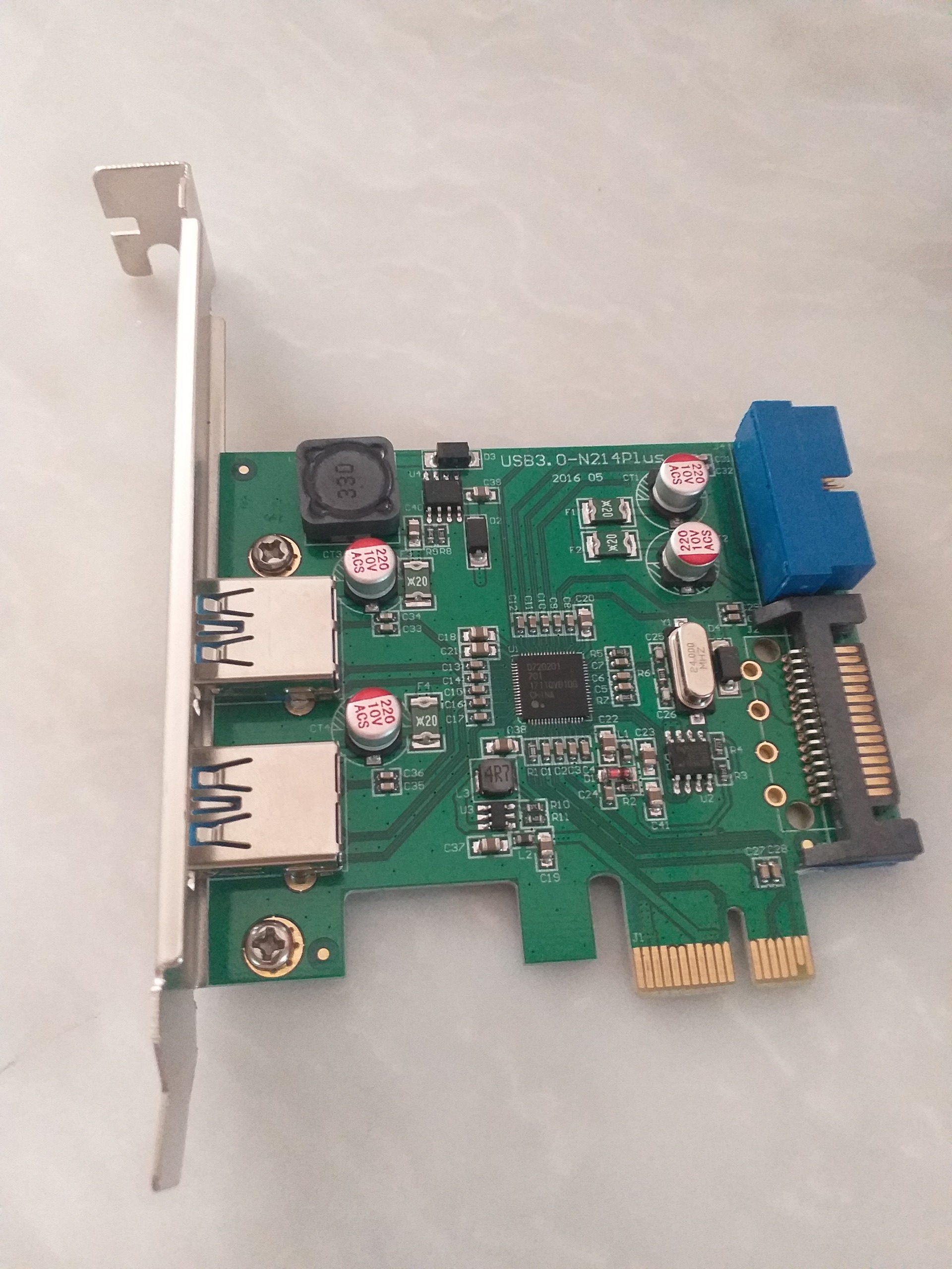 تبدیل پورت pci به usb3