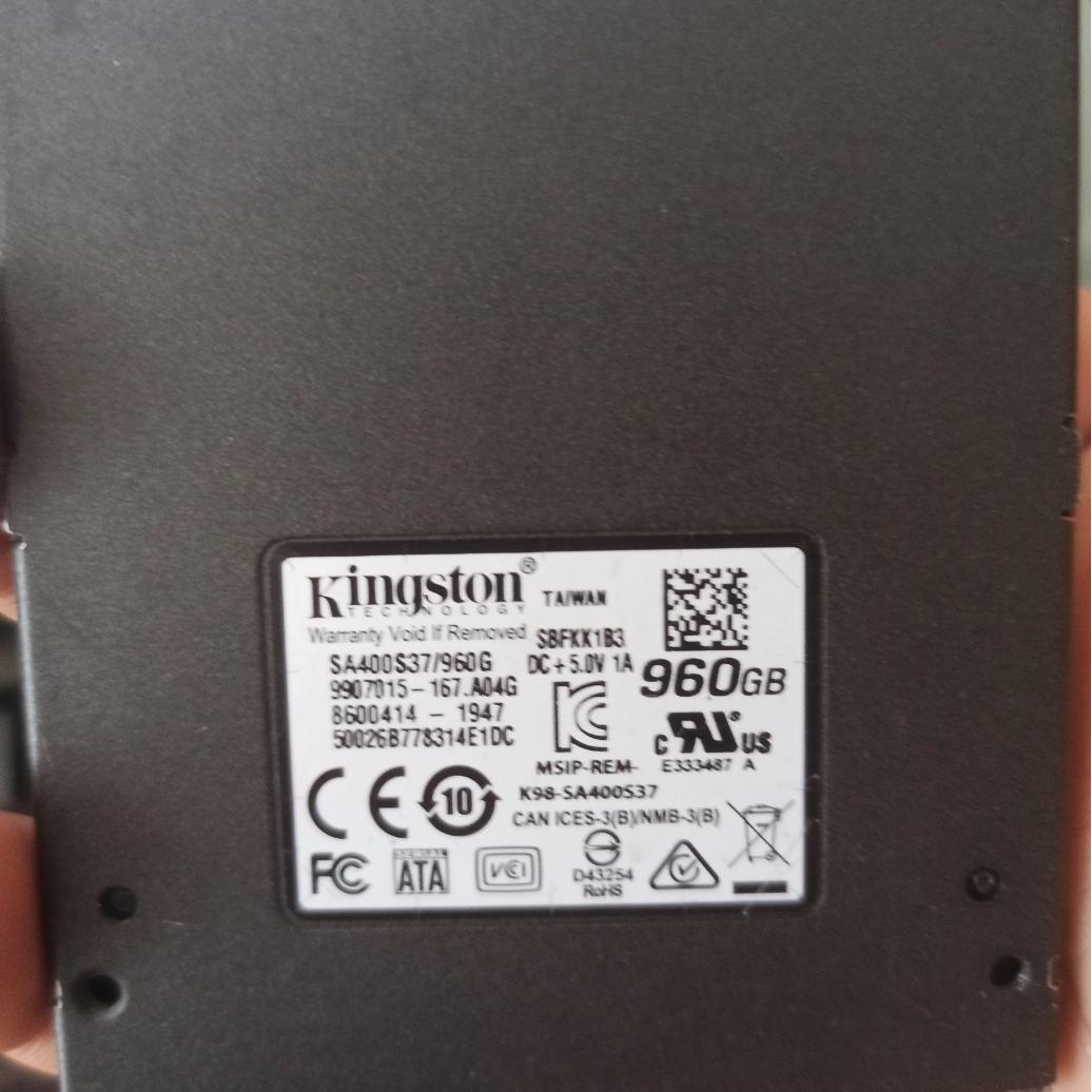 Ssd کینگستون استوک 960گیگ