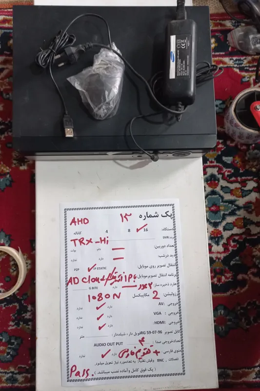 دستگاهdvr 16 1 کانال2مگاپیکسل شماره محصول 13