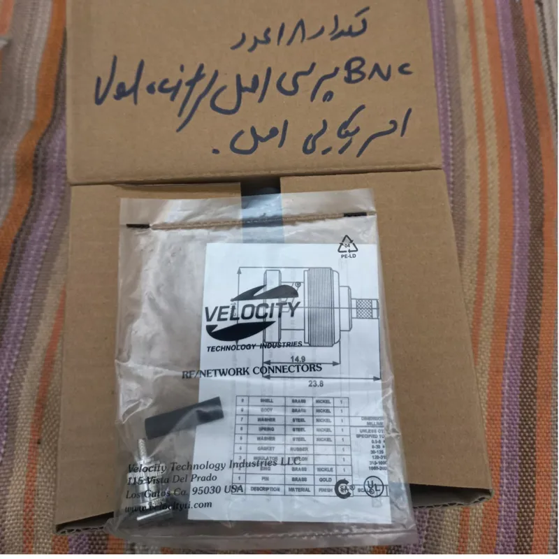فیشBNCاصلی VELOCITYاصل امریکا