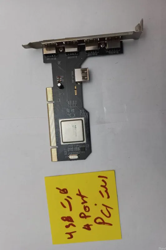 کارتusb چهارپورت اسلت pci