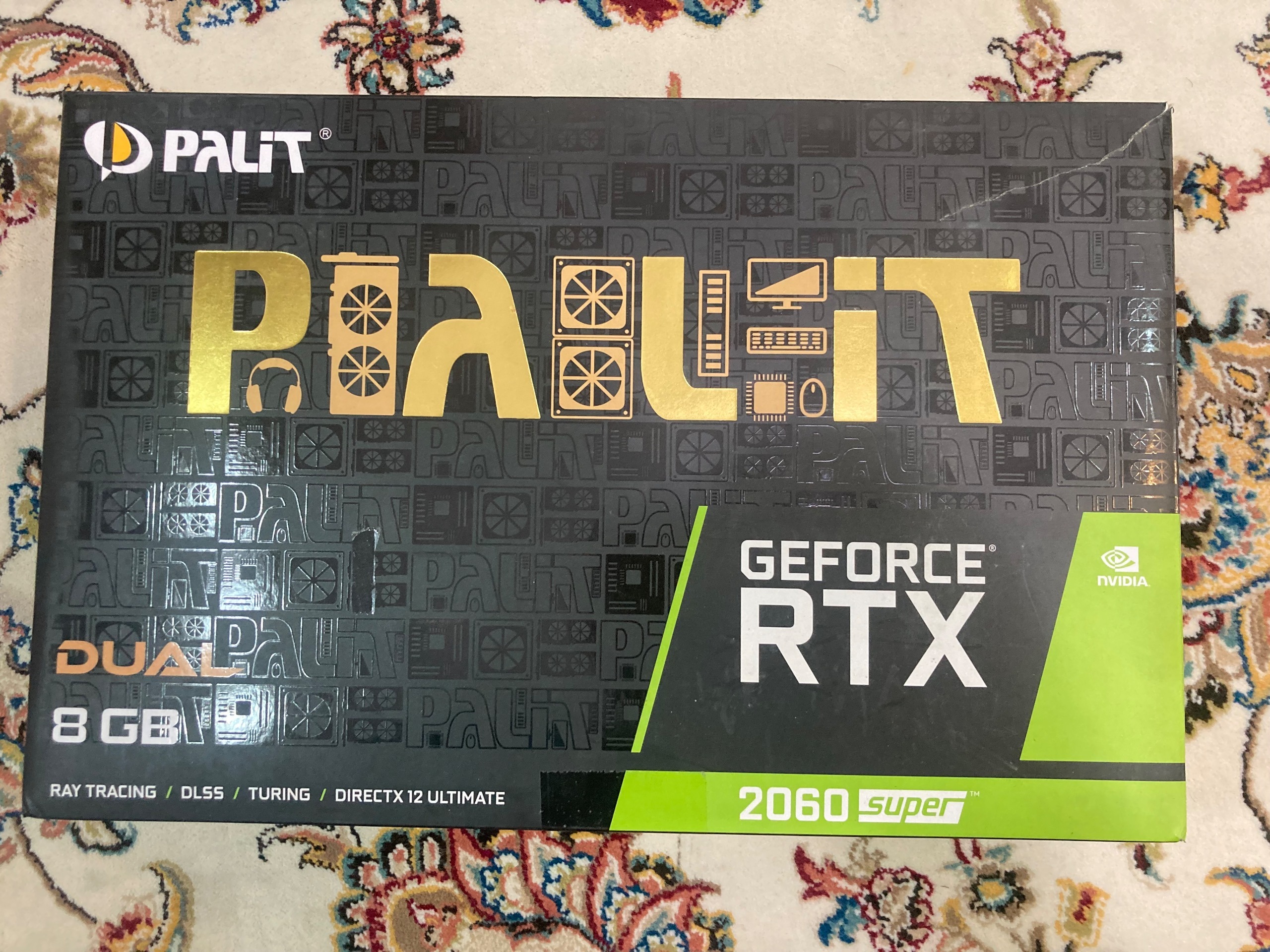 جعبه ی کارت گرافیک rtx2060super