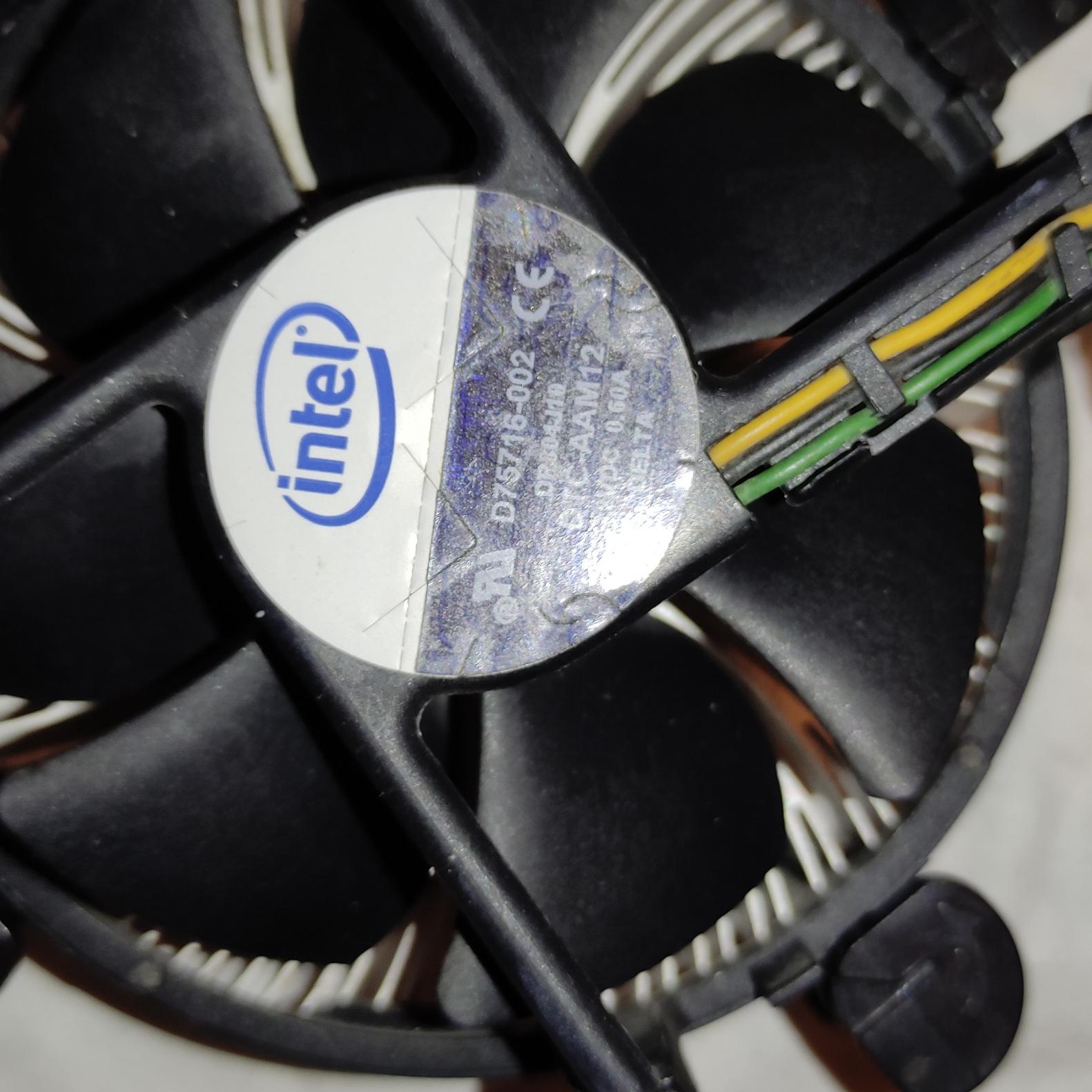 Cpu fan خنک کننده پردازنده سوکت 775
