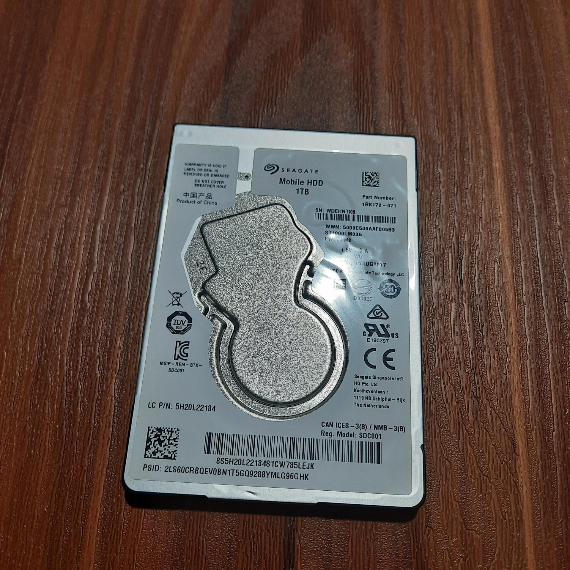 هارد لپ تاپ سیگیت seawater 1tra