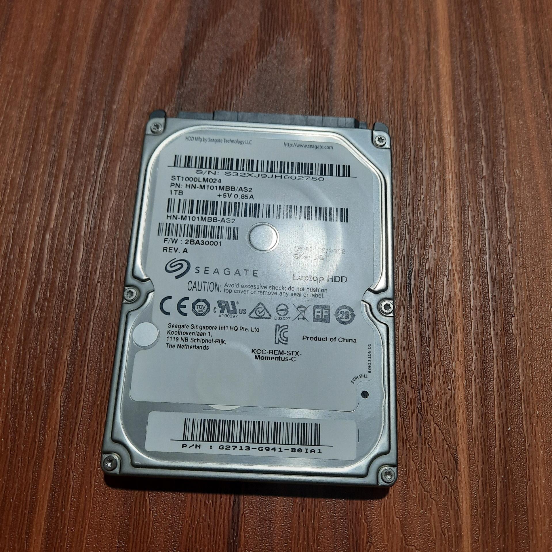هارد لپتاپ سیگیت seagate 1tra