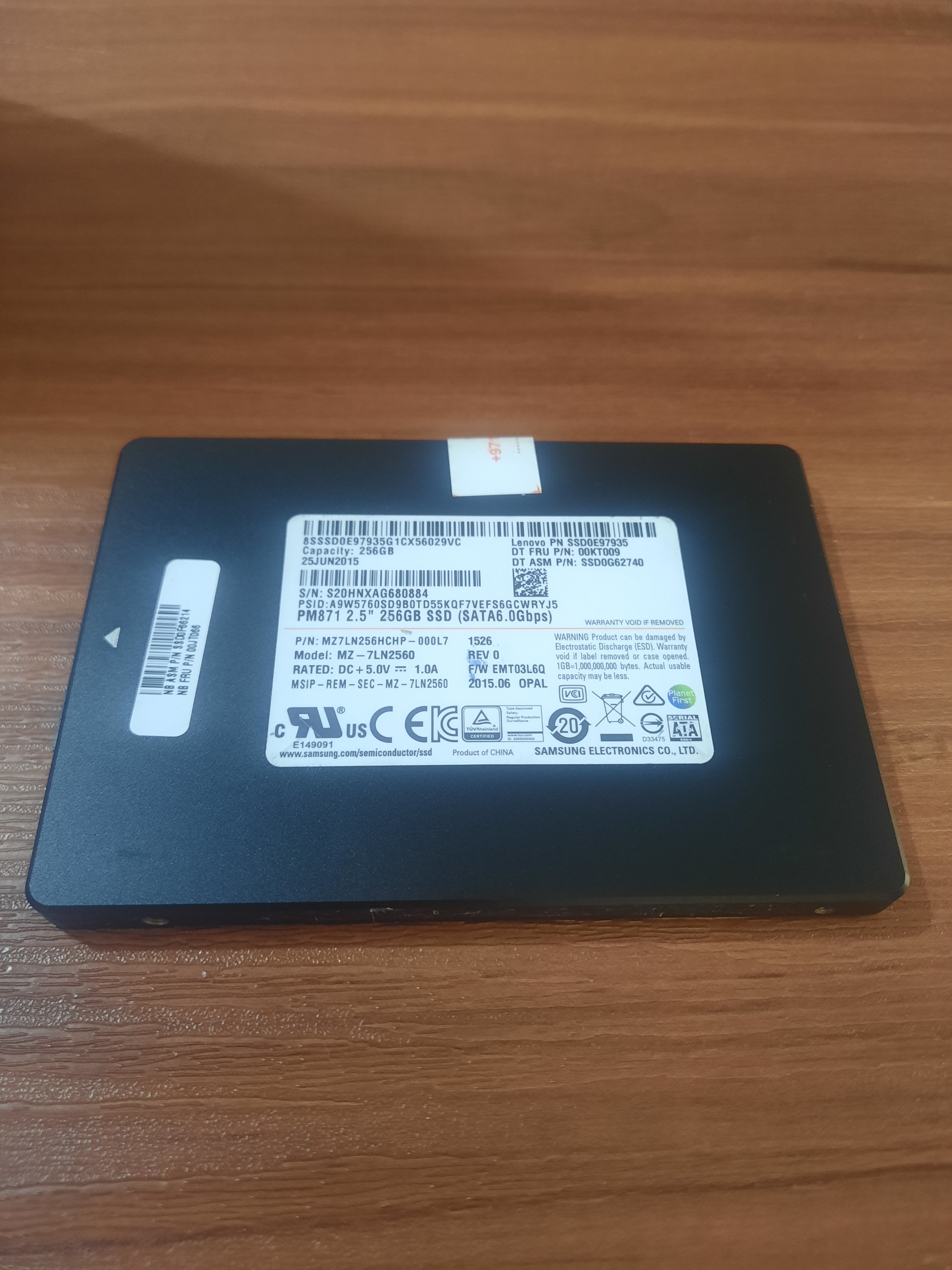 خرید هارد ssd Samsung 256gig