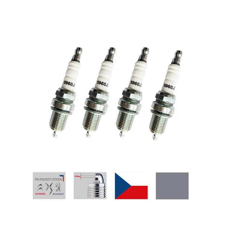 4 عدد شمع خودرو اورجینال پژو 5960j2