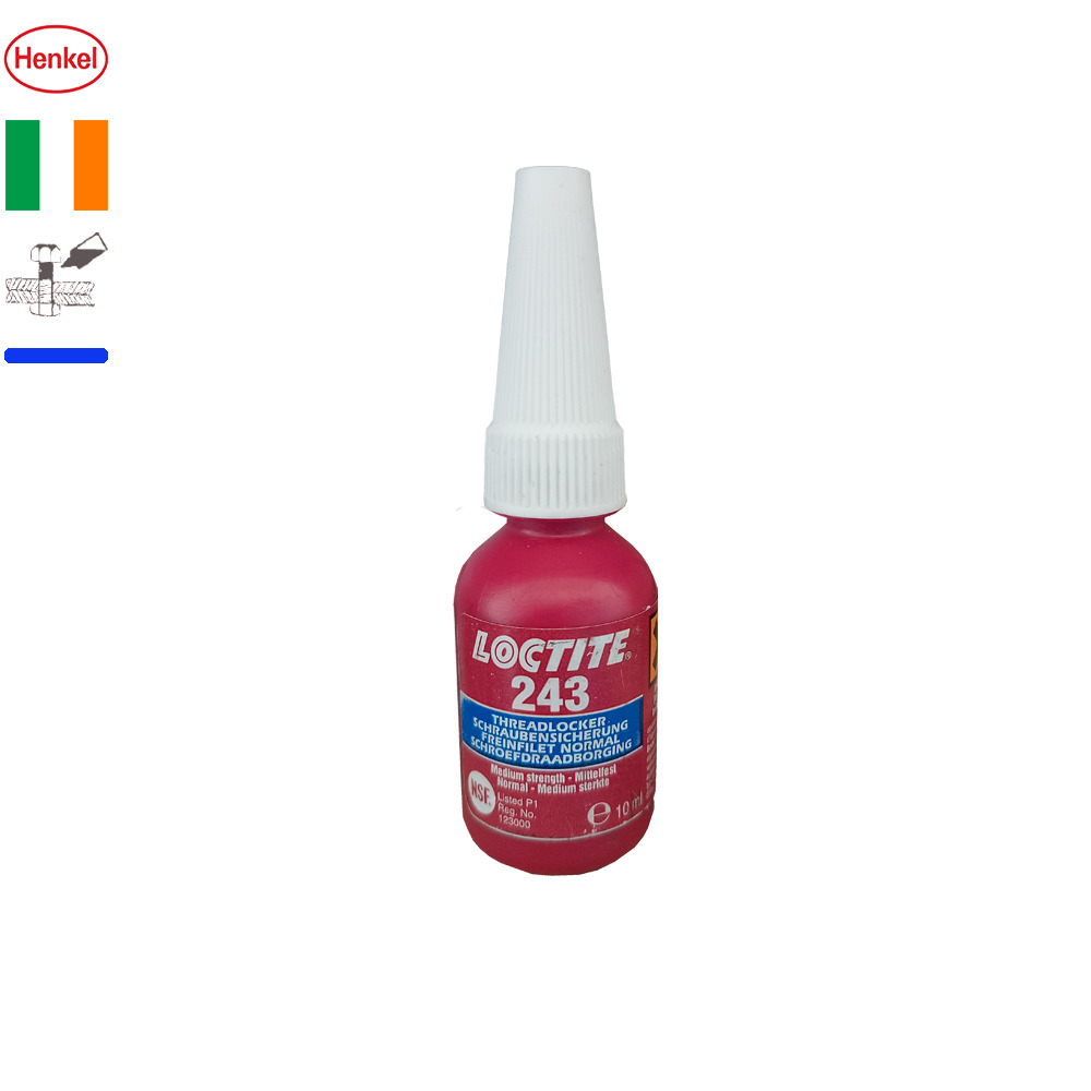 چسب رزوه 10 میلی لیتر LOCTITE آبی 243